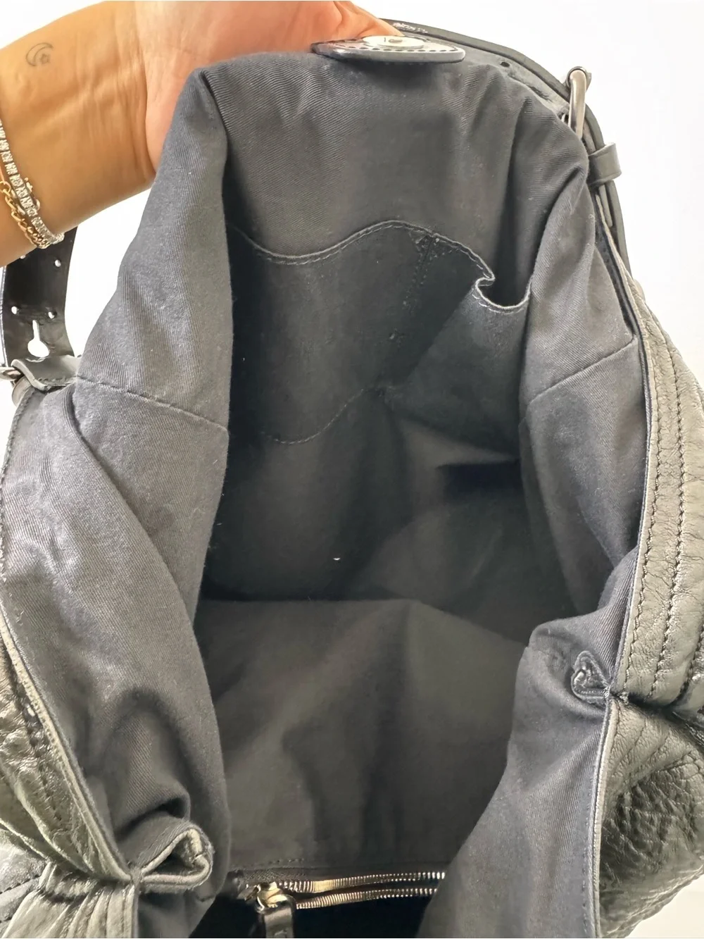 Givenchy Black Quilted Leather Hobo